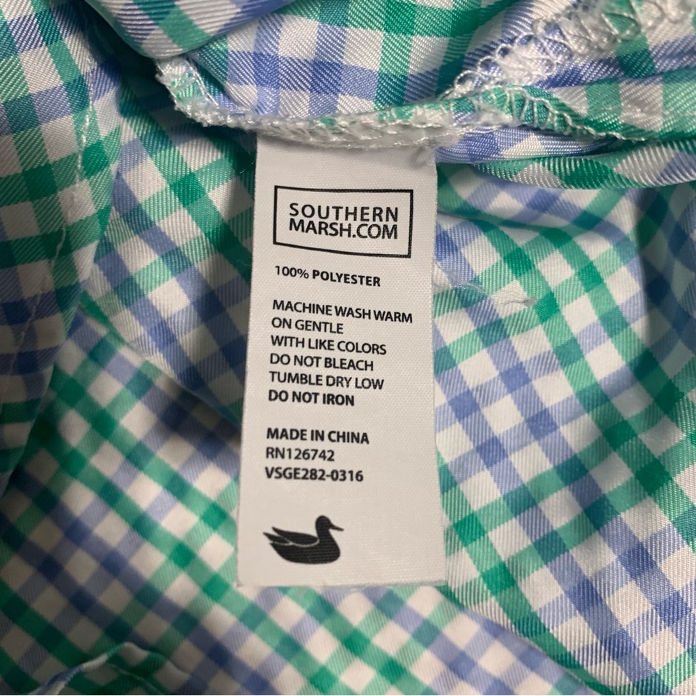 Southern Marsh Men's Button Shirt Fieldtec Fishing Outdoor Vented Plaid Size M - Picture 6 of 7